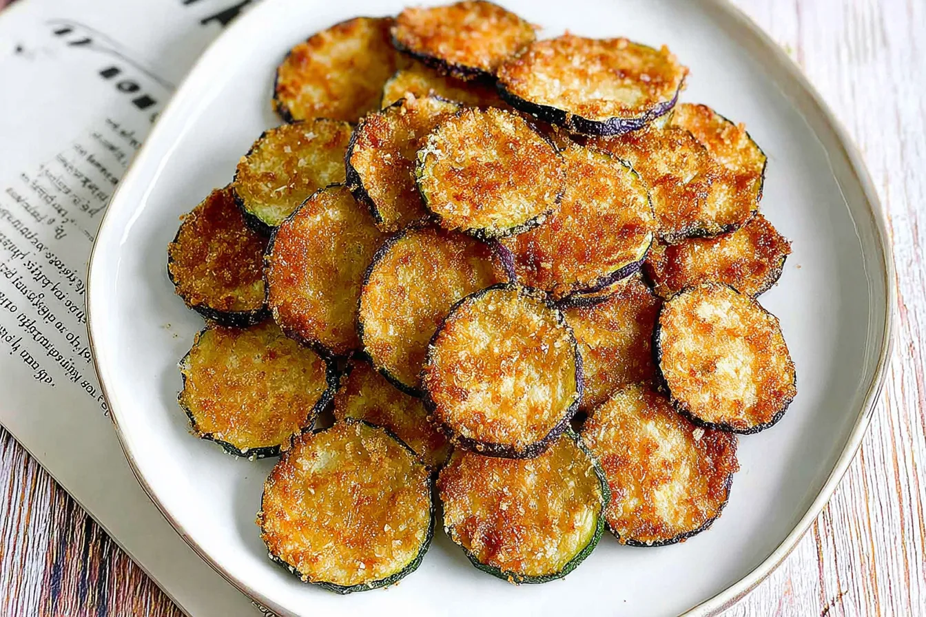 Crispy Parmesan Zucchini Chips