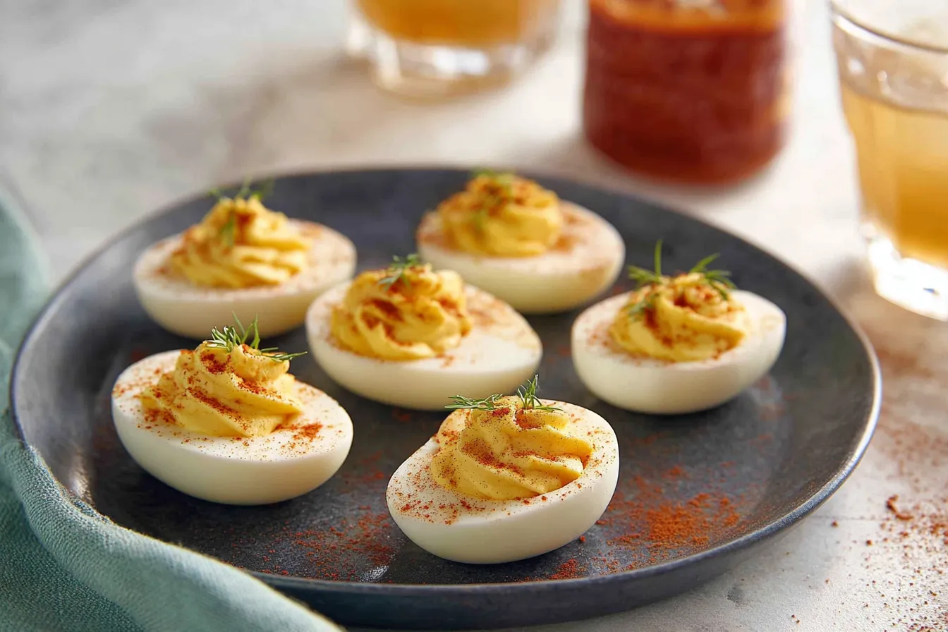 Deviled Eggs on a Platter - Perfect for Celebrations