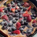 Dutch Baby Pancake with Berries: A Fluffy Delight! 3 Delicious Dutch Baby Pancake with Fresh Berries