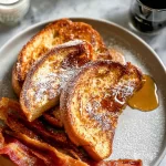 Delicious French Toast with Berries and Maple Syrup