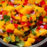 Fresh Mango Salsa: A Vibrant Twist to Your Dishes 3 Fresh Mango Salsa in a Bowl with Colorful Ingredients