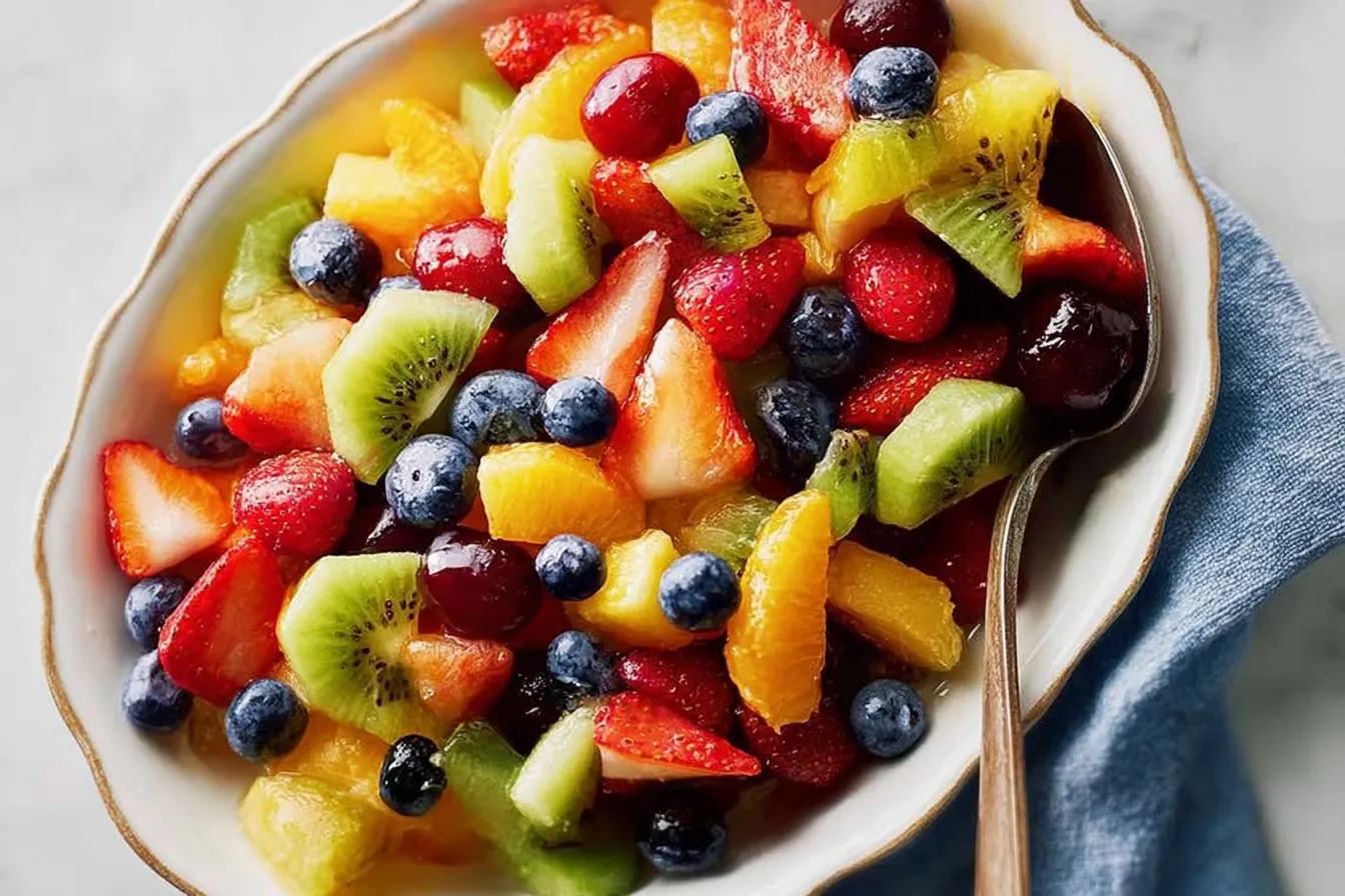 Fruit Salad: A Refreshing Delight for Your Taste Buds 1 Colorful Fruit Salad with Seasonal Fruits