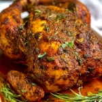 Garlic Herb Butter Roasted Chicken Fresh From the Oven