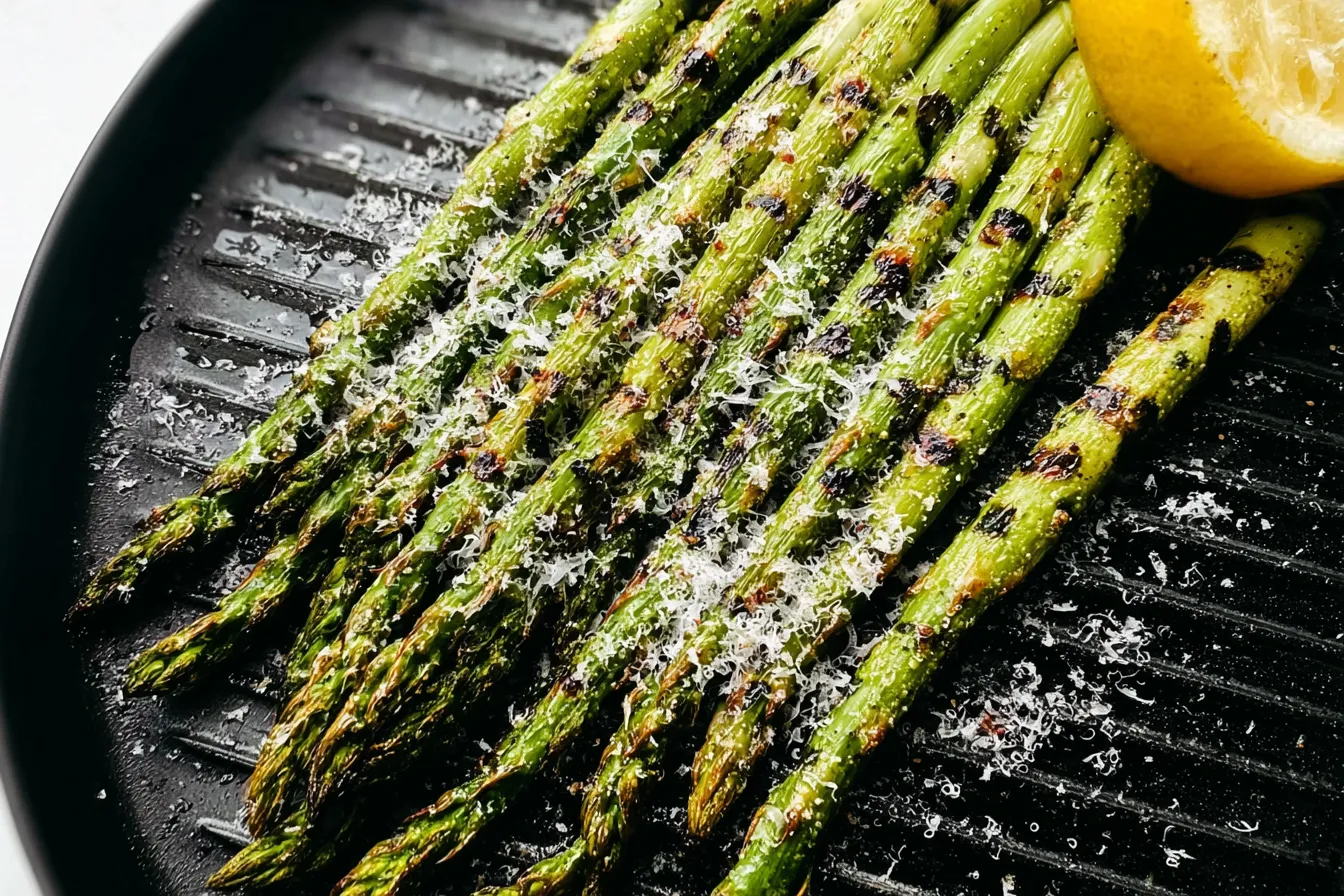 Delicious Grilled Asparagus with Parmesan