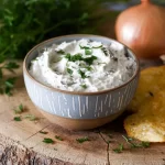 Creamy Homemade Onion Dip with Fresh Ingredients