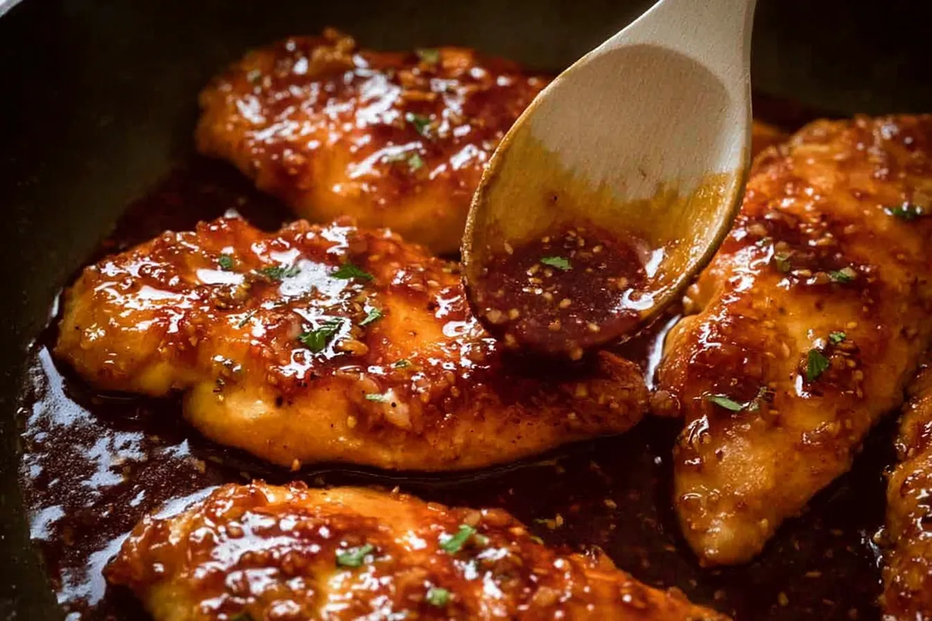Honey Garlic Chicken: A Delicious Dinner Delight! 1 Delicious Honey Garlic Chicken Plated for Dinner