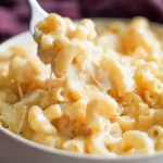 Delicious Creamy Macaroni and Cheese in a Bowl