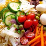 Pasta Salad Perfection: Delightfully Fresh and Easy 3 Vibrant Pasta Salad with Fresh Vegetables