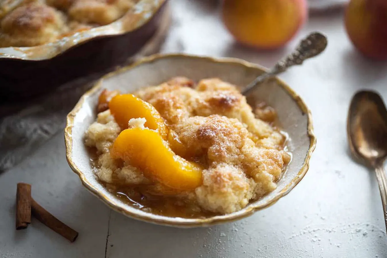 Peach Cobbler from Scratch