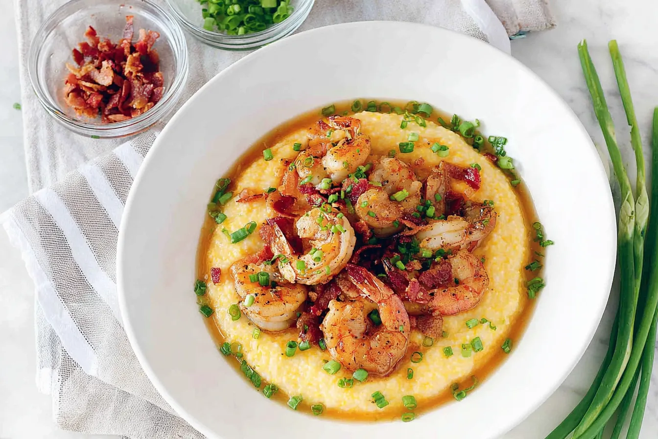 Shrimp and Grits: A Comforting Southern Delight 1 Shrimp and Grits Plated Delight