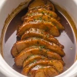 Slow Cooker Honey Garlic Pork Tenderloin: A Delicious Delight 3 Slow Cooker Honey Garlic Pork Tenderloin Plated