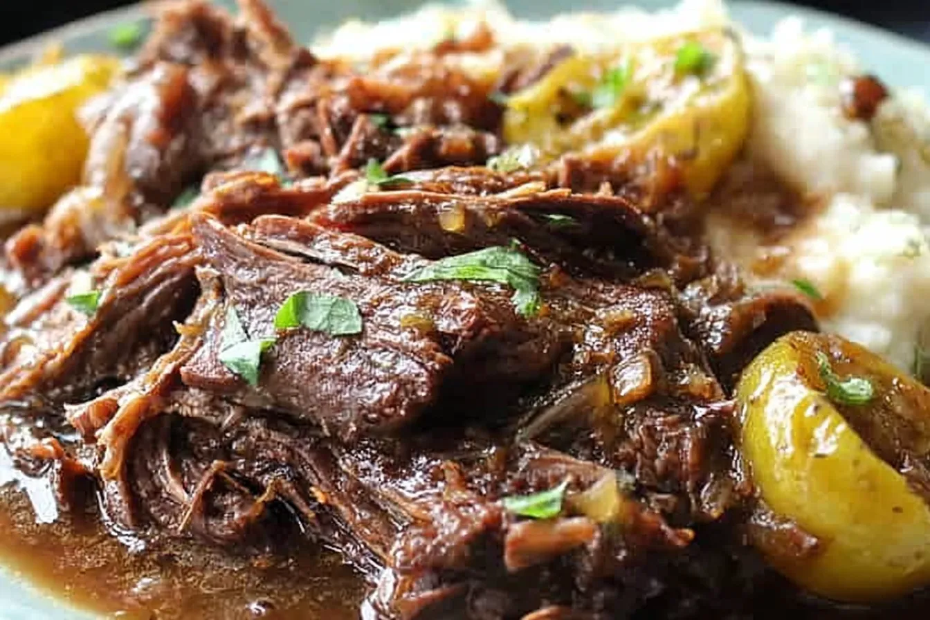 Slow Cooker Mississippi Pot Roast