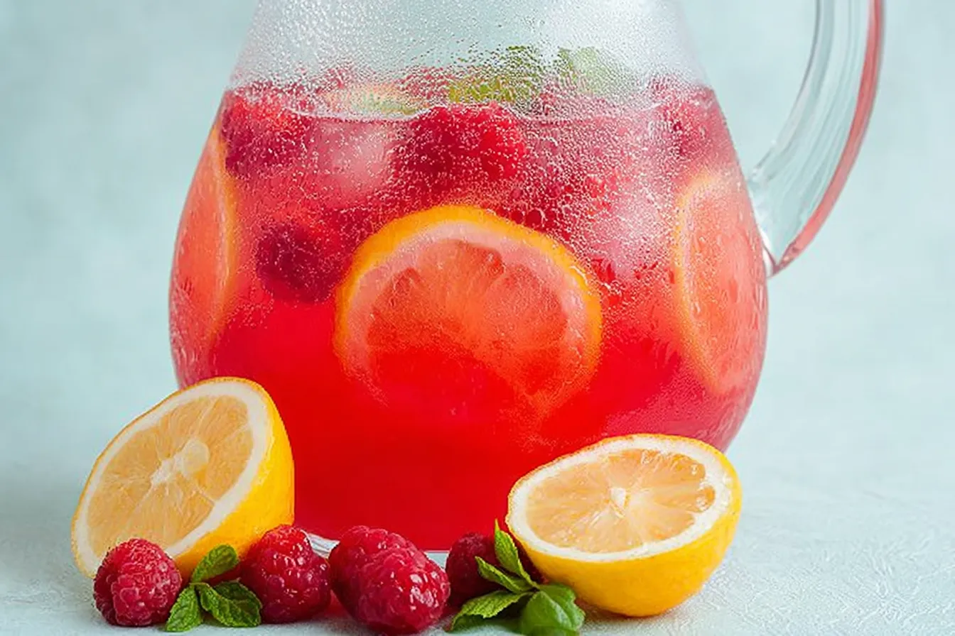 Sparkling Raspberry Lemonade: Refreshing Summer Delight 2 Sparkling Raspberry Lemonade