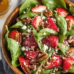Strawberry Spinach Salad: A Fresh Delight for Your Palate 3 Vibrant Strawberry Spinach Salad Plated