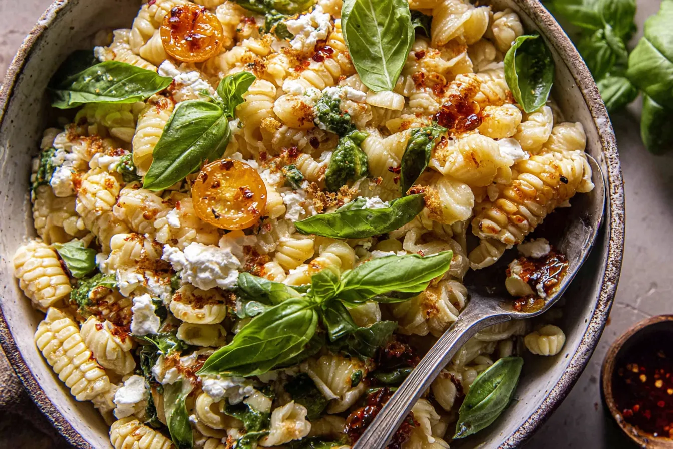 Street Corn Pasta Salad: A Delightful Summer Dish 2 Street Corn Pasta Salad