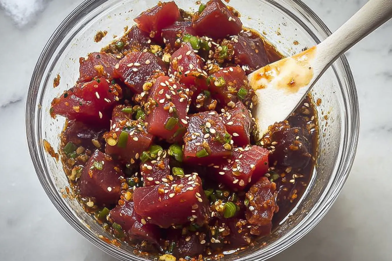 Ahi Tuna Poke Bowls