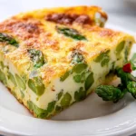Asparagus Frittata: A Deliciously Easy Breakfast Delight 3 Asparagus Frittata Freshly Baked