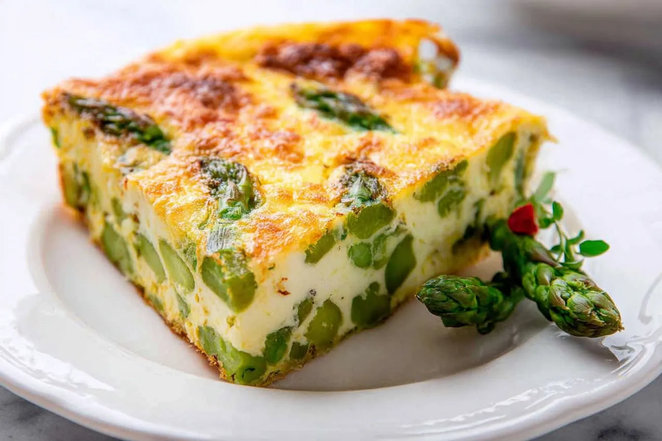 Asparagus Frittata: A Deliciously Easy Breakfast Delight 1 Asparagus Frittata Freshly Baked