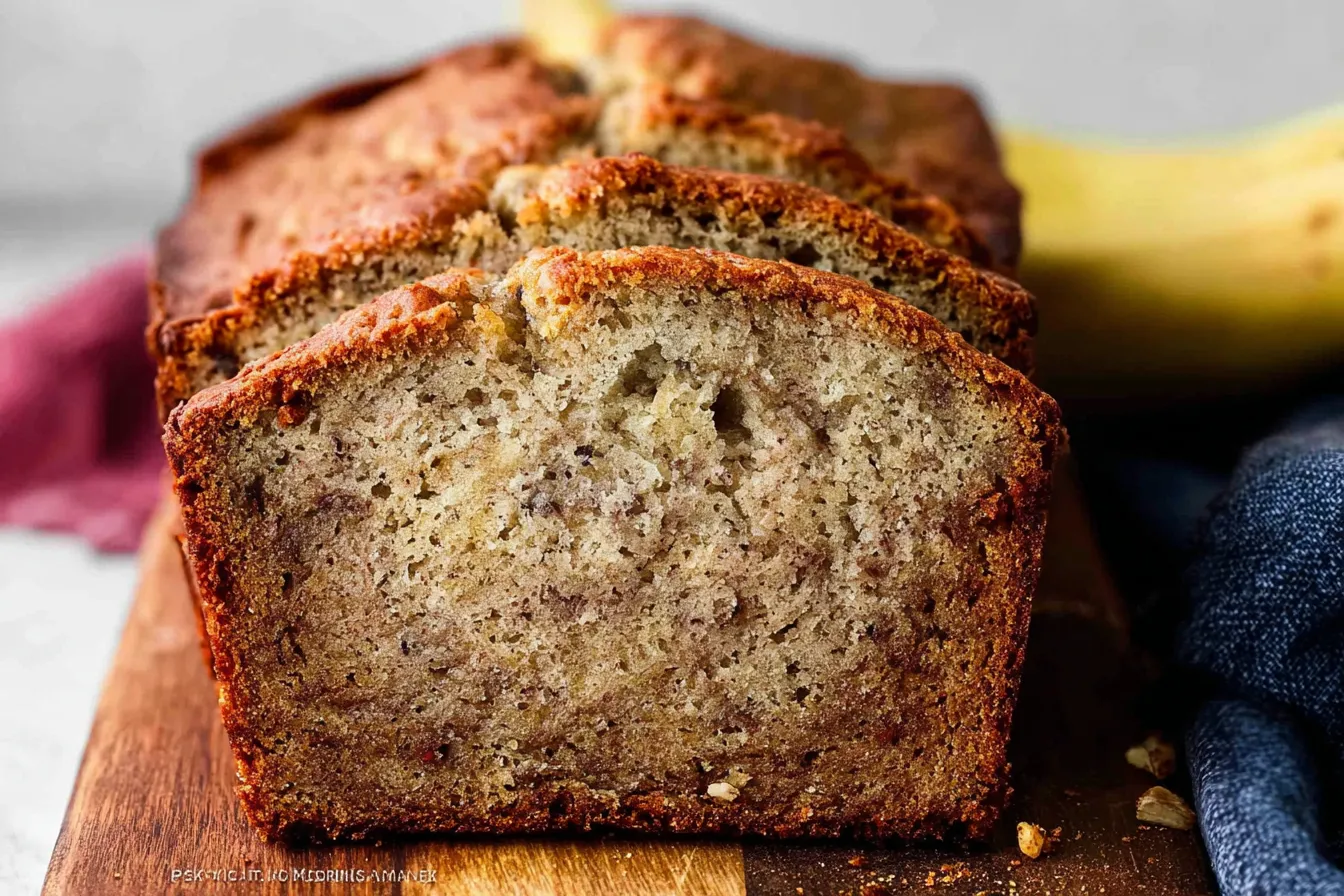 Banana Bread Bliss: A Moist and Delicious Recipe to Try! 1 Delicious Homemade Banana Bread with Nuts
