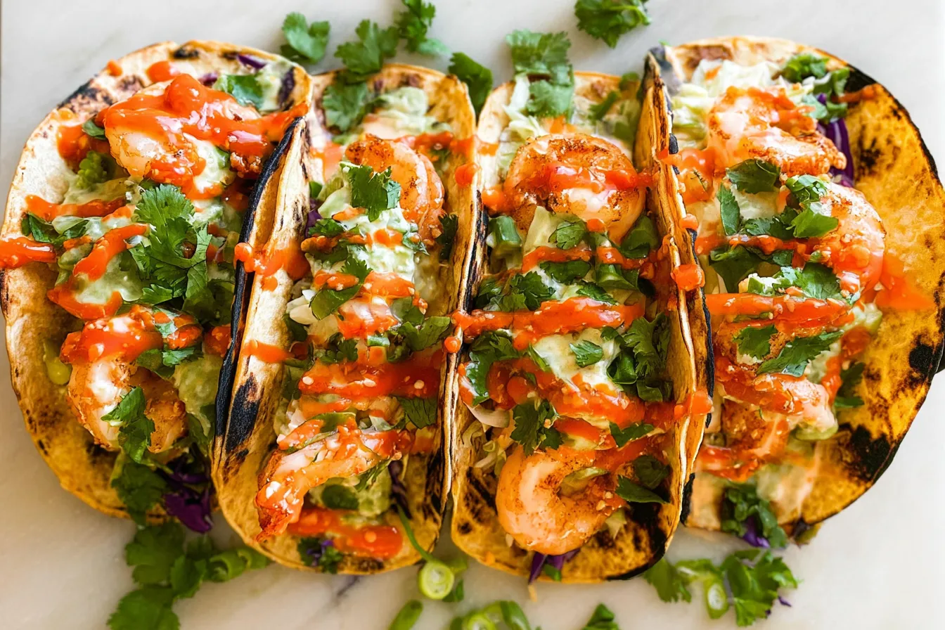 Bang Bang Shrimp Tacos