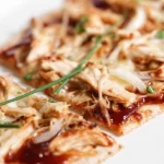 BBQ Chicken Flatbread Pizza Freshly Baked