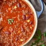 Beef Chili: A Comforting Classic You'll Love 3 Savory Beef Chili Served in a Bowl