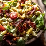 Delicious BLT Pasta Salad Ready to Serve