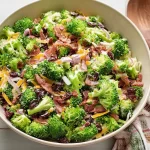Delicious Broccoli Salad with Bacon and Gouda