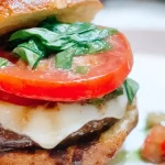 Caprese Hamburger Steak: A Delicious Twist on Classic Flavors 3 Caprese Hamburger Steak with Fresh Mozzarella and Basil