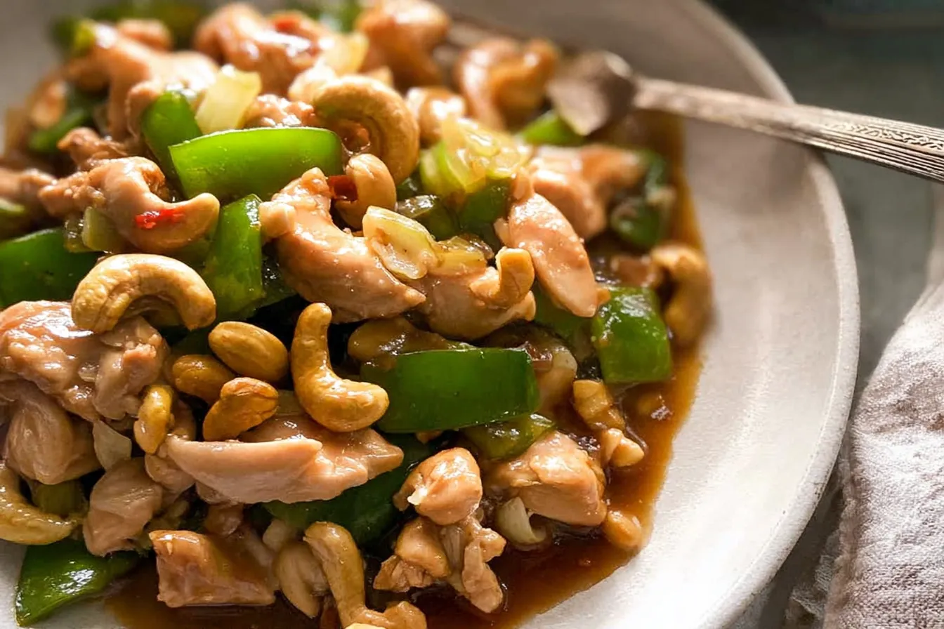 Cashew Chicken Stir Fry - Colorful and Delicious