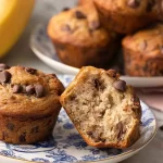 Homemade Chocolate Chip Banana Muffins