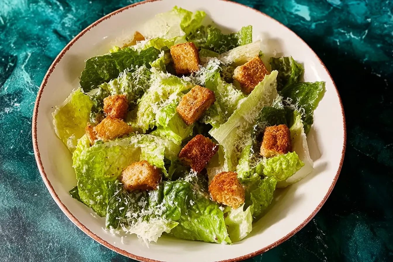 Classic Caesar Salad with Homemade Dressing
