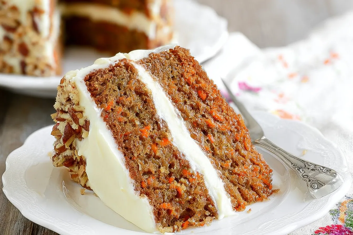 Classic Carrot Cake with Cream Cheese Frosting