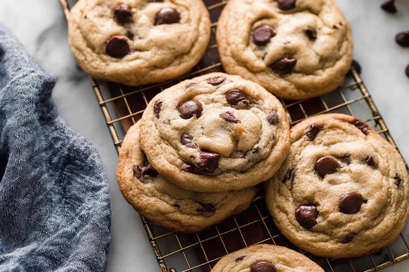 Delicious Classic Chocolate Chip Cookies Freshly Baked