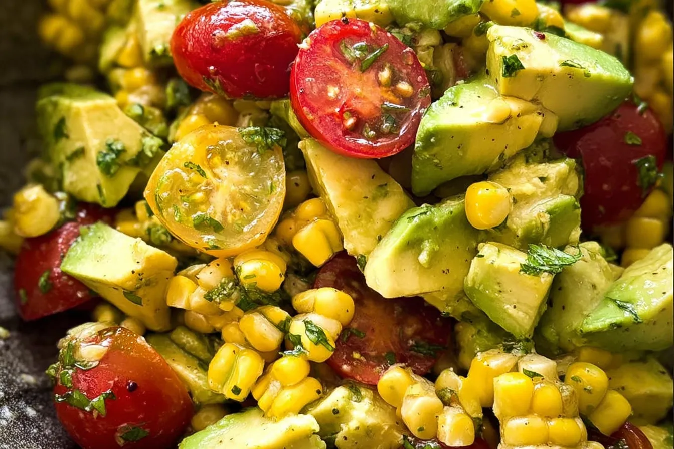 Corn and Avocado Salad: Fresh, Flavorful Delight You’ll Love 1 Corn and Avocado Salad Bowl Loaded with Fresh Ingredients