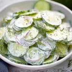 Creamy Cucumber Dill Salad with Greek Yogurt – Refreshing Dish