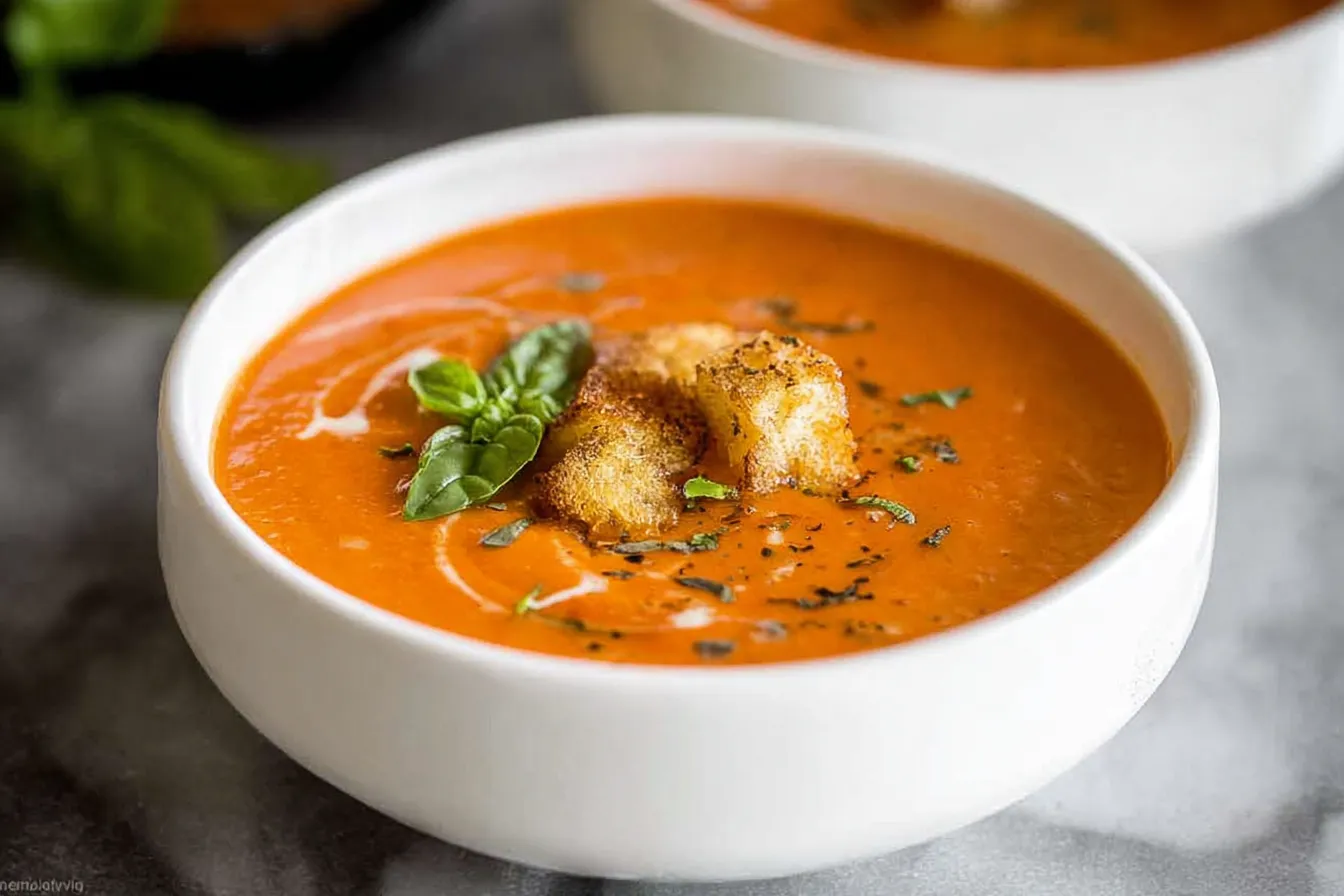 Creamy Tomato Basil Soup - The Ultimate Comfort Food Delight 2 Creamy Tomato Basil Soup