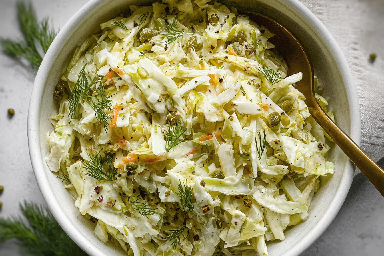 Dill Pickle Coleslaw