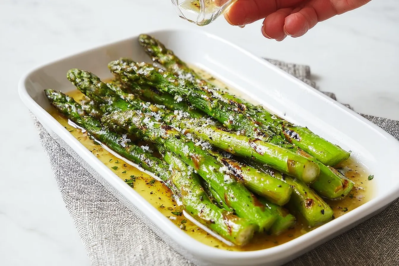 Grilled Asparagus with Lemon Butter