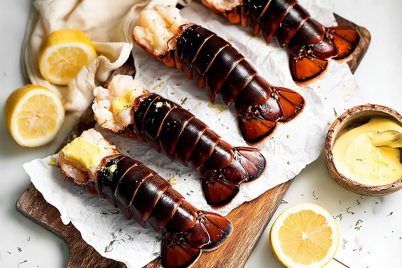 Grilled Lobster Tails with Garlic Butter: A Must-Try Delight 1 Grilled Lobster Tails with Garlic Butter – Irresistible Seafood