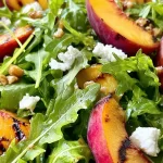 Grilled Peach and Arugula Salad: A Delicious Summer Delight 3 Grilled Peach and Arugula Salad - A Summer Sensation