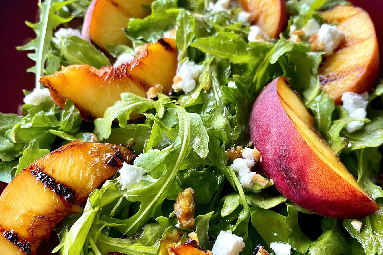 Grilled Peach and Arugula Salad: A Delicious Summer Delight 2 Grilled Peach and Arugula Salad