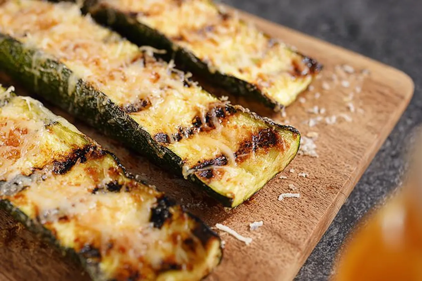 Grilled Zucchini with Parmesan