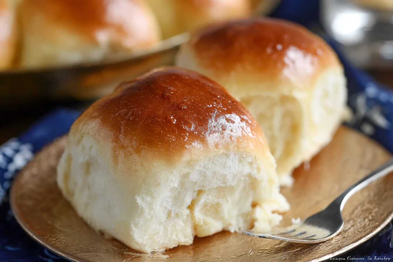Homemade Dinner Rolls Fresh Out of the Oven