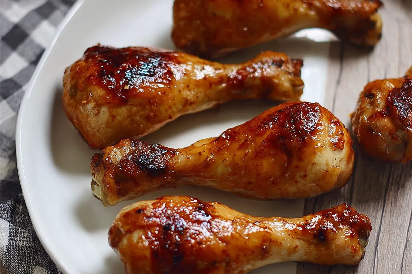 Honey Garlic Grilled Chicken Drumsticks