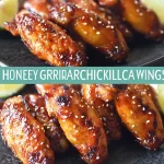Honey Sriracha Grilled Chicken Wings Platter