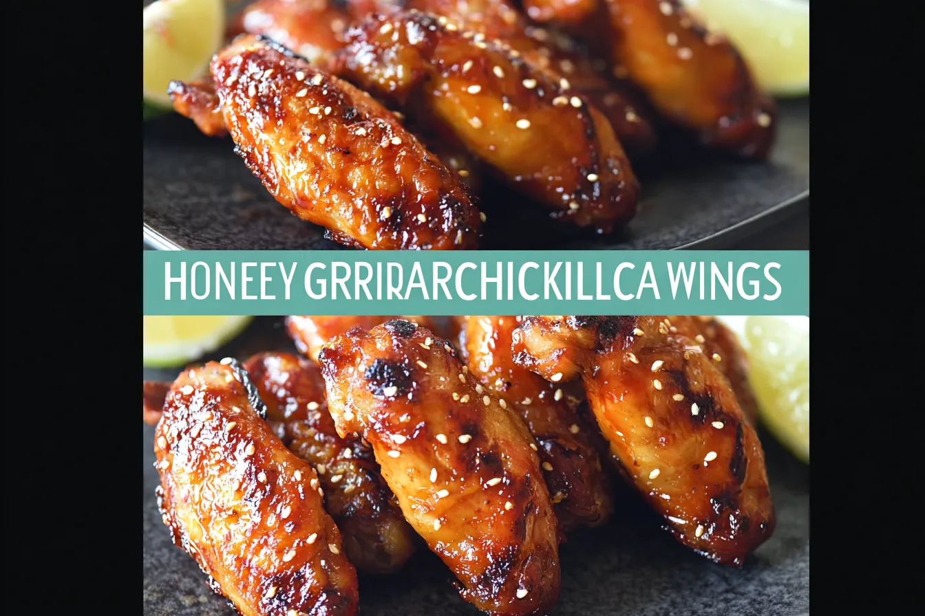Honey Sriracha Grilled Chicken Wings Platter
