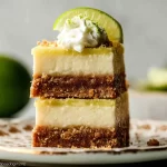 Key Lime Pie Bars Ready to Serve