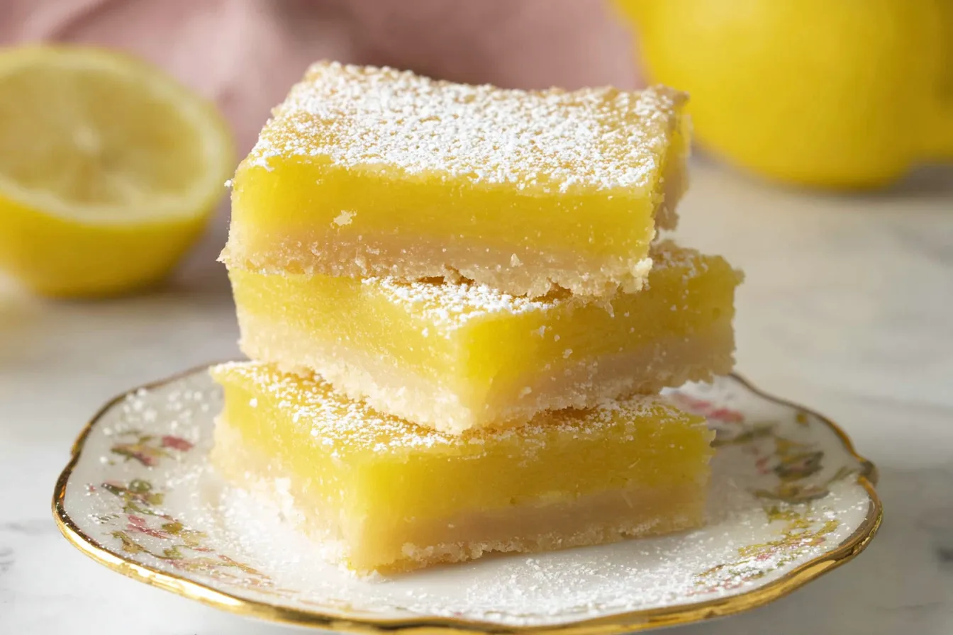 Lemon Bars: Delightful Treat That'll Brighten Your Day! 2 Lemon Bars