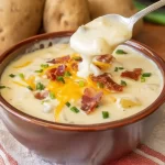 Loaded Baked Potato Soup: Comfort Food You’ll Love! 3 Delicious Loaded Baked Potato Soup in a Bowl